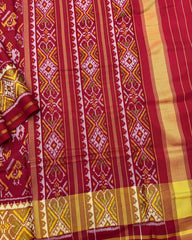 Red Narikunj Patola Saree