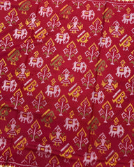 Red Narikunj Patola Saree