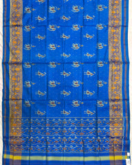 Sky Blue Narikunj Doted Patola Saree