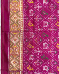 Pink Narikunj Patola Saree