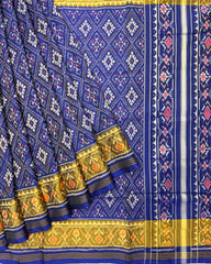 Blue Panchanda Patola Saree