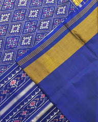 Blue Panchanda Patola Saree