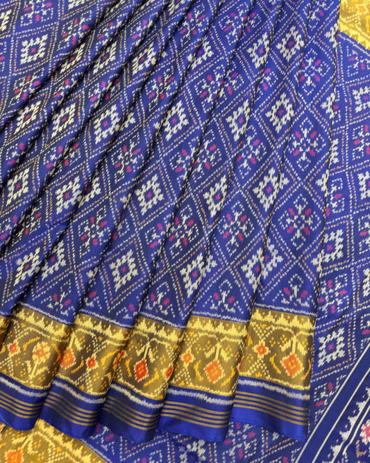 Blue Panchanda Patola Saree