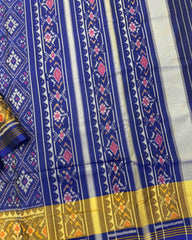 Blue Panchanda Patola Saree