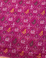 Pink Narikunj Patola Saree