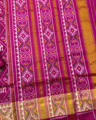 Pink Narikunj Patola Saree