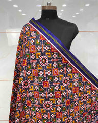 Blue Manekchowk Patola Dupatta