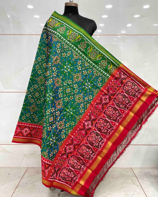 Blue Ganga Jamuna Navratan Patola Dupatta