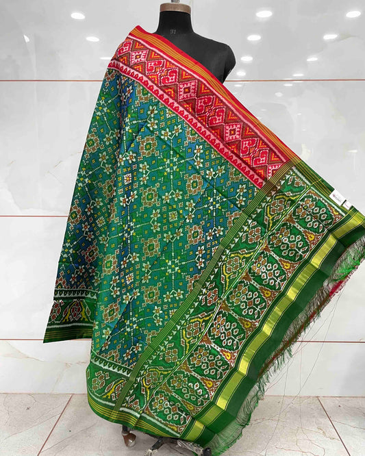 Blue Ganga Jamuna Navratan Patola Dupatta