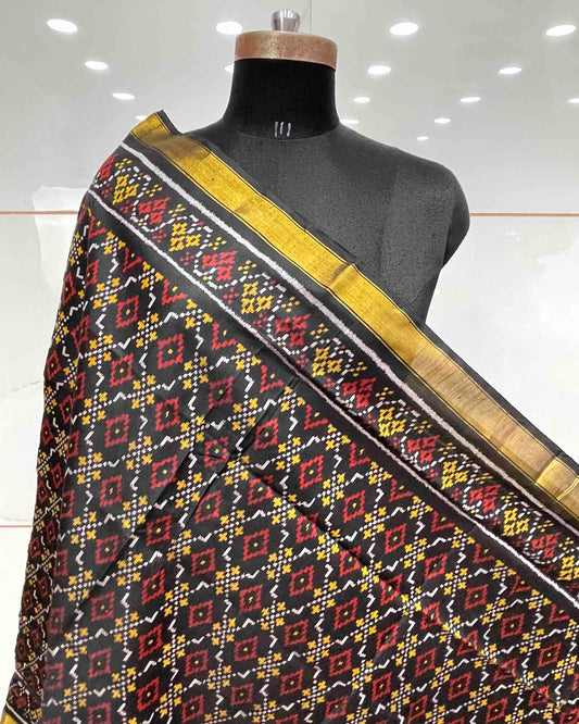 Black Bottonful Patola Dupatta