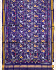 Blue Narikunj Patola Dupatta