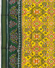 Yellow Ganga Jamuna Navratan Patola Dupatta