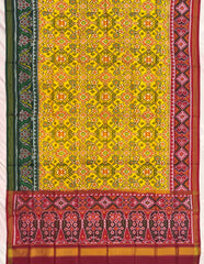 Yellow Ganga Jamuna Navratan Patola Dupatta