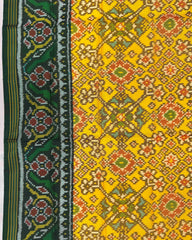 Yellow Ganga Jamuna Navratan Patola Dupatta