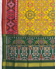 Yellow Ganga Jamuna Navratan Patola Dupatta