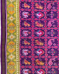 Purple Narikunj Patola Saree