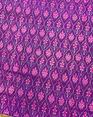 Purple Darambatt Design Patola Saree