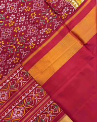 Red Navratan Patola Saree