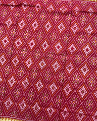 Red Panchanda Patola Saree