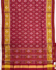 Red Panchanda Patola Saree