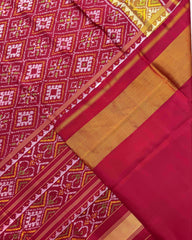 Red Panchanda Patola Saree