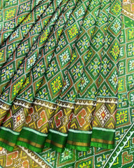 Green Panchanda Patola Saree