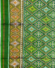 Green Panchanda Patola Saree