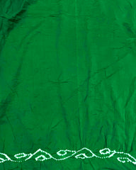 Green Gaji Fancy Bandhani Saree