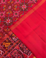 Red Navratan Patola Saree