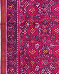 Pink Navratan Narikunj Mix Design Patola Saree