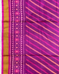 Purple Lining Patola Saree