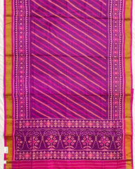 Purple Lining Patola Saree