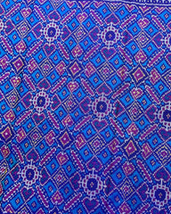 Blue & Sky Blue Manekchowk Patola Saree