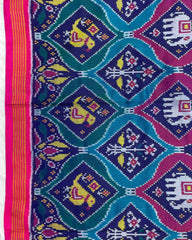 Pink & Multicolour Matka Narikunj Patola Saree