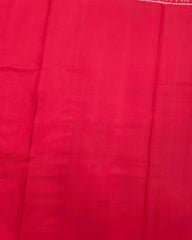 Red Plain Patola Saree