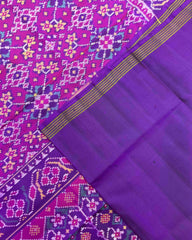 Purple Navratan Patola Saree