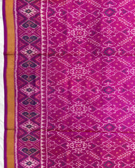 Pink Manekchowk Patola Saree