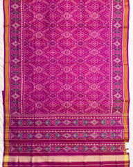 Pink Manekchowk Patola Saree