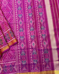 Pink Manekchowk Patola Saree