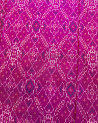 Pink Manekchowk Patola Saree