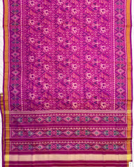 Purplish Small Narikunj Patola Saree