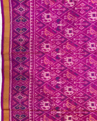 Purplish Small Narikunj Patola Saree