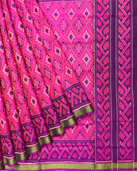 Purple & Pink Panchanda Patola Saree