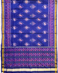 Blue Narikunj Patola Saree