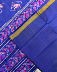 Blue Narikunj Patola Saree