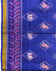 Blue Narikunj Patola Saree