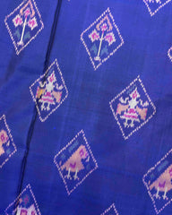 Blue Narikunj Patola Saree