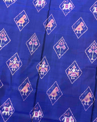 Blue Narikunj Patola Saree