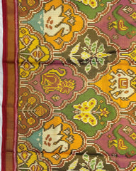 Multicolour Narikunj Tissue Patola Saree