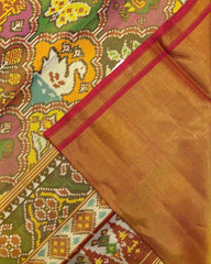 Multicolour Narikunj Tissue Patola Saree